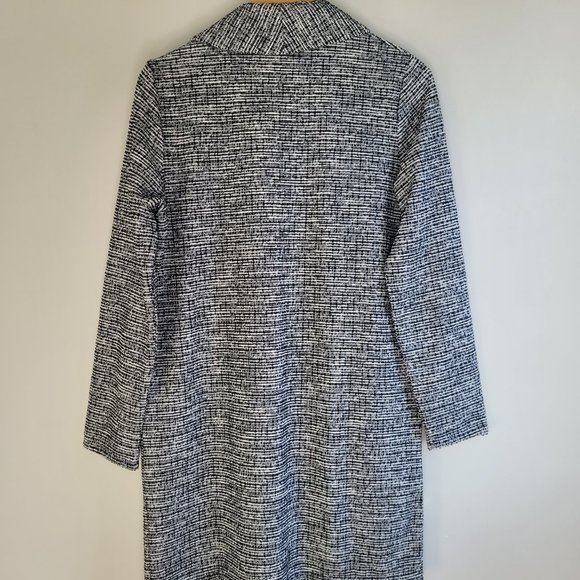 Tweed blazer cardigan with long sleeves and pockets NWT - Picture 4 of 6